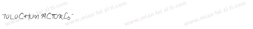 YOLOCHUN PICTURES字体转换